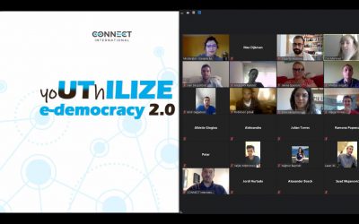 Webinar “yoUThILIZE e-democracy” implemented on the ZOOM platform