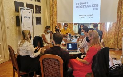 Do (Not) Digitalize Me Training Seminar held in Brussels, Belgium